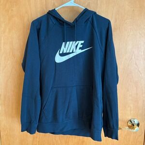 Nike Women's Hoodie Pullover‎ Sweatshirt Blue Casual Activewear Large L